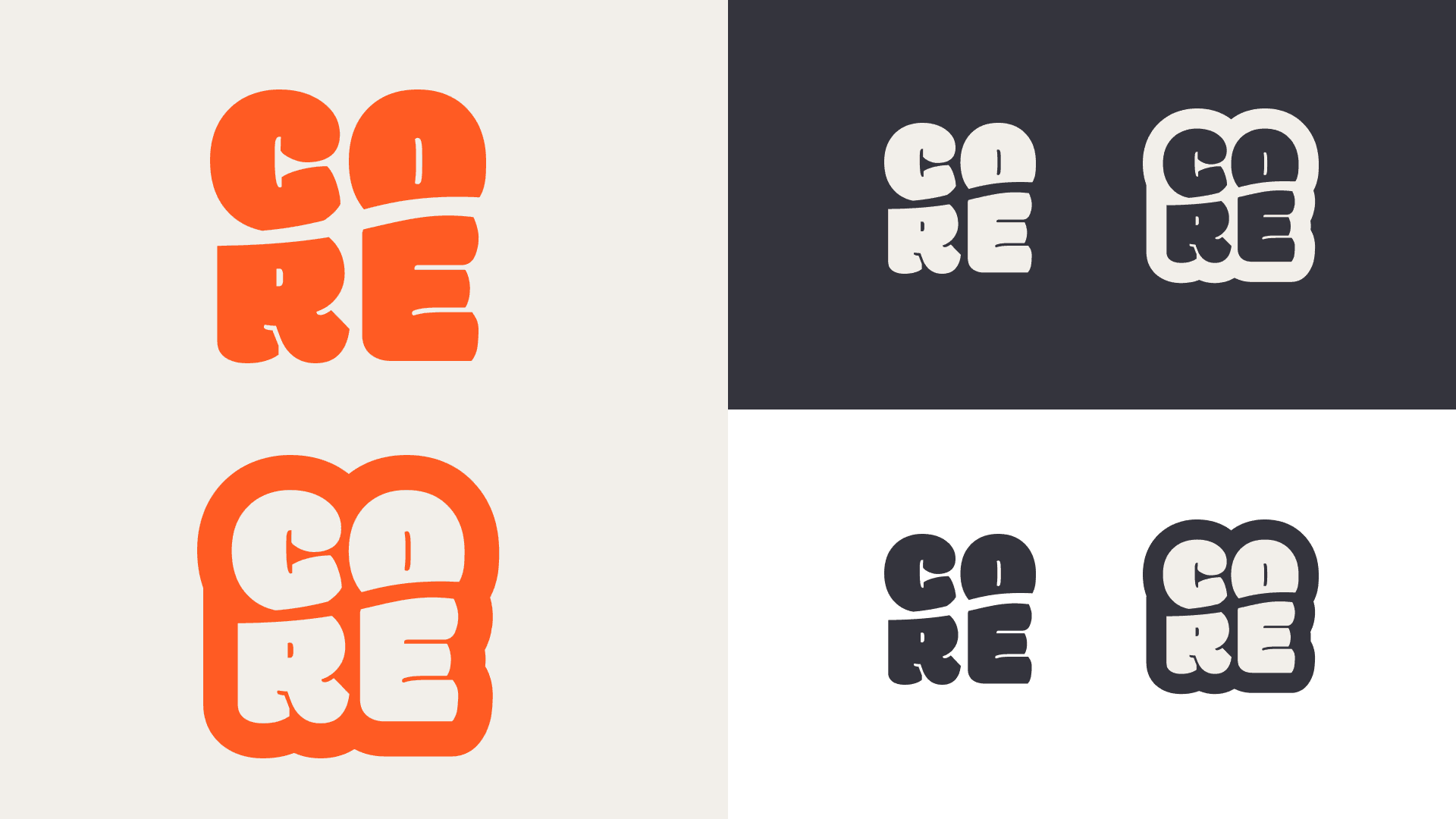 Core logo lockups