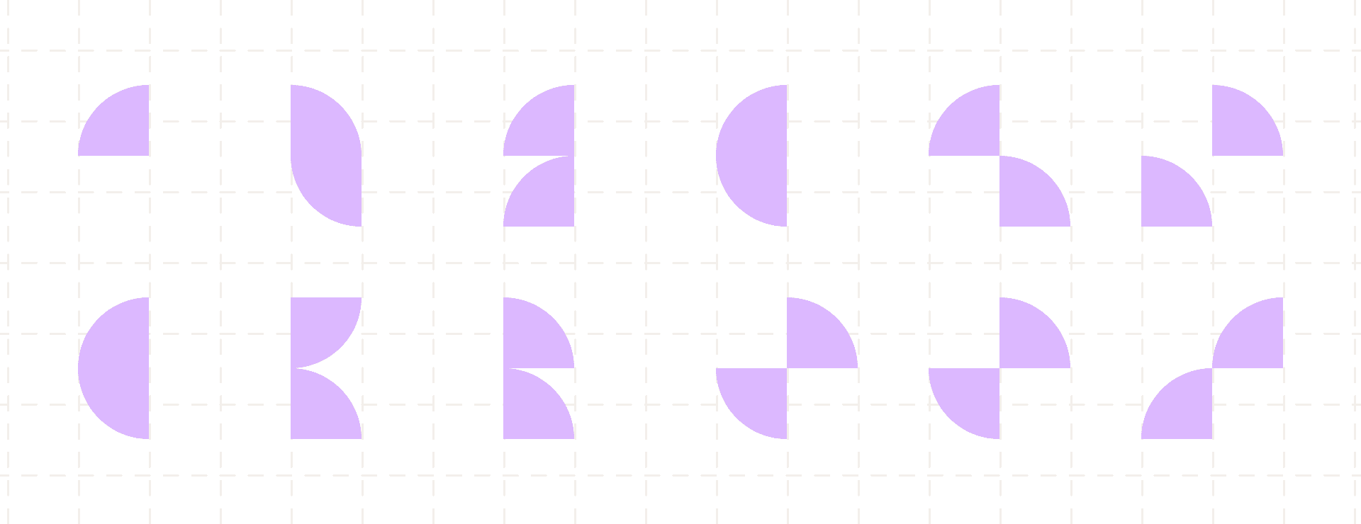 Core motif variations — lilac