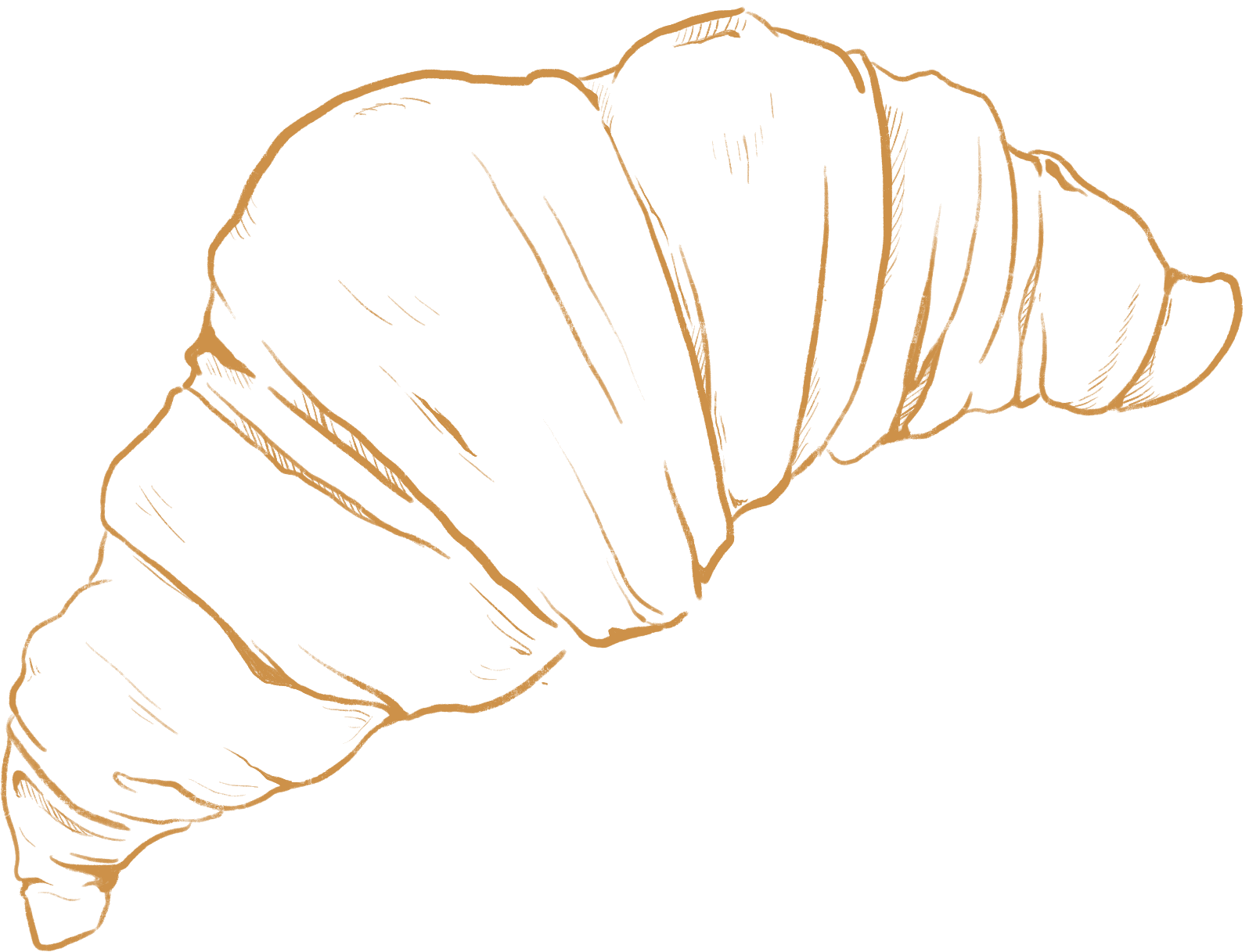 Brand art — croissant