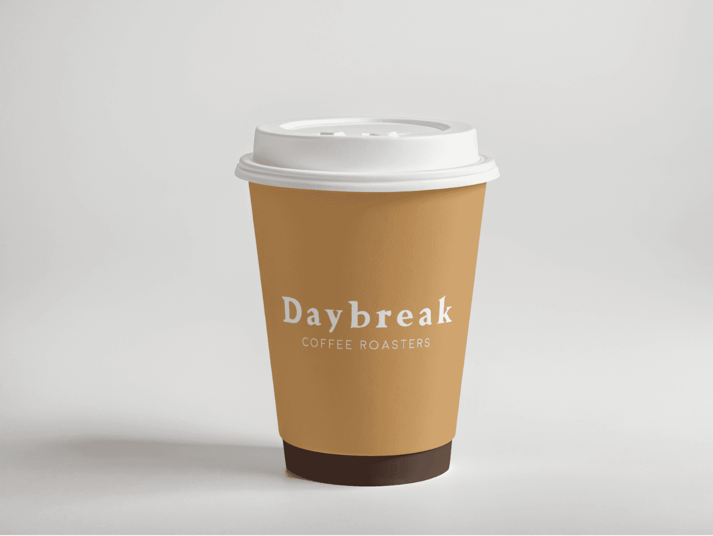 Daybreak coffee — lifestyle mockup